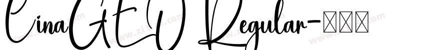 CinaGEO Regular字体转换